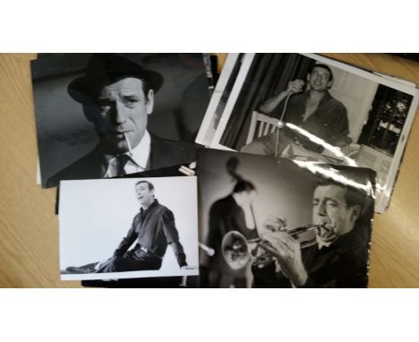  CINEMA, selection, inc. Yves Montand (65), on set, film scenes, press photos, on stage; Sanctuary, First of May, At the Olym