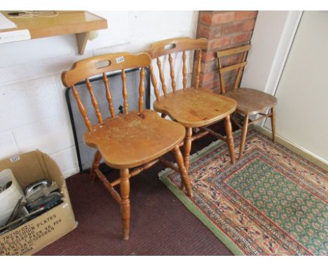 3 odd chairs & fireguard