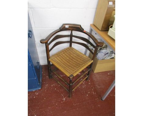 Georgian ladder-back corner chair