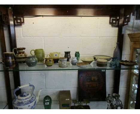 Collection of studio pottery - Whole Shelf