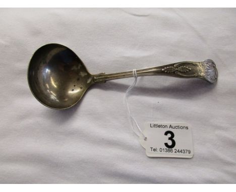 Victorian Kings pattern silver ladle - Birmingham hallmark