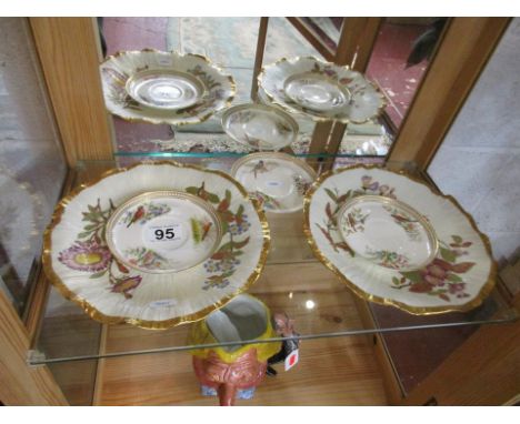 5 Royal Worcester plates