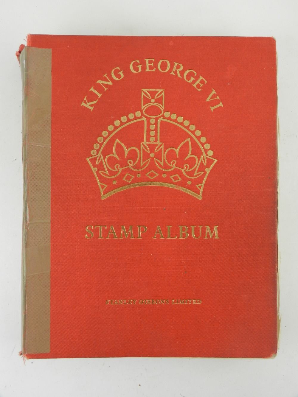 A King VI Commonwealth stamp album, SG Cat £7700+, mint and used.