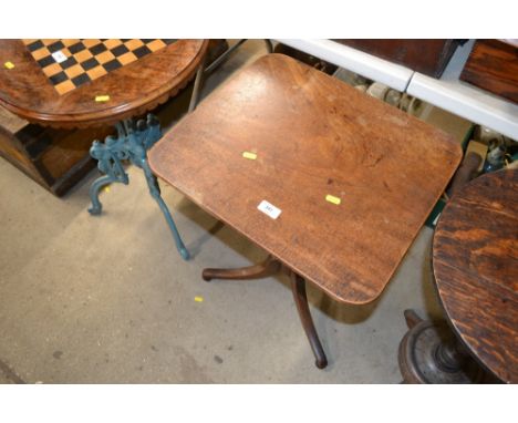 A 19th Century mahogany tilt top tripod table  