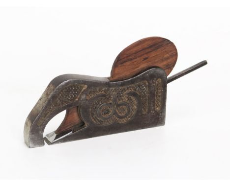 Preston Bullnose Rebate Plane stamped RD 357163 - sole measures 3 3/16" x 3/8" 
