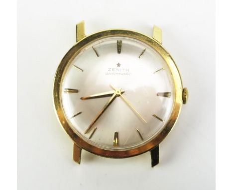 A Zenith 18K Gold Automatic Wristwatch, 35mmm case, movement no. 5283316. Running 