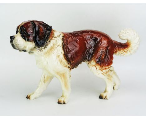 A Large Goebel Model of a St. Bernard (Bernese Mountain Dog), c. 47cm long 