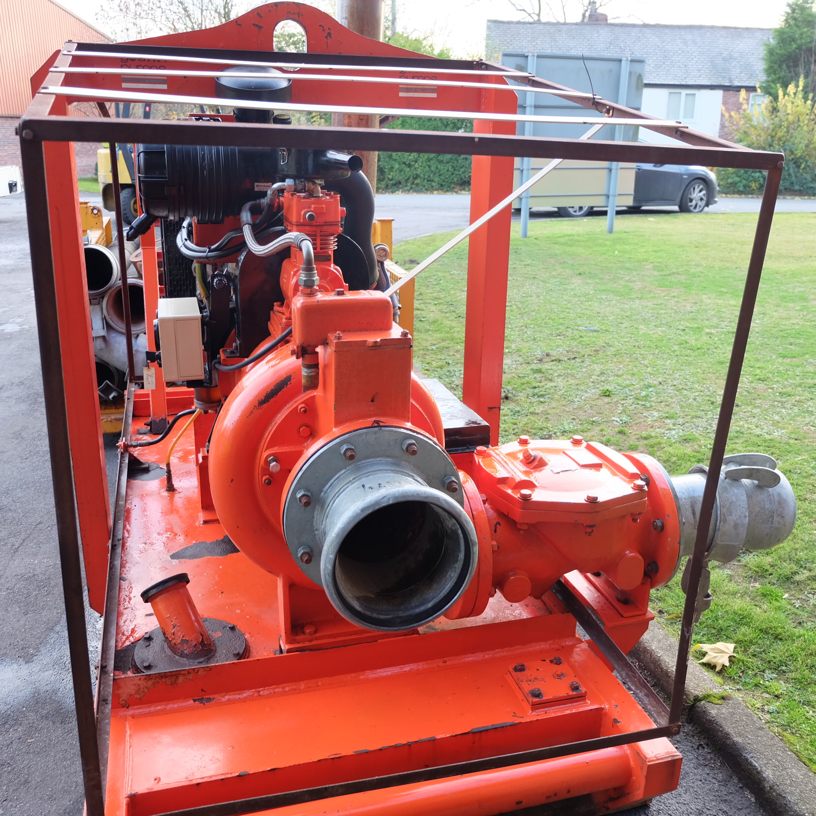 A Godwin Type CD225M Dry Prime 8in Water Pump, Perkins Type 2177/2200