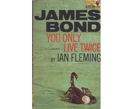 James Bond You Only Live Twice paperback book by Ian Fleming Pan Books 1966 second printing. Good condition. All autographs c