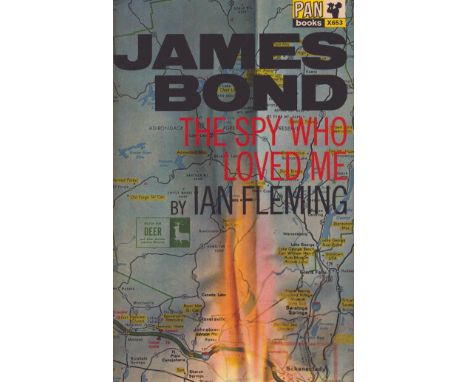 James Bond The Spy Who Loved Me paperback book by Ian Fleming Pan Books 1967 1st printing. 172 pages. Good condition. All aut