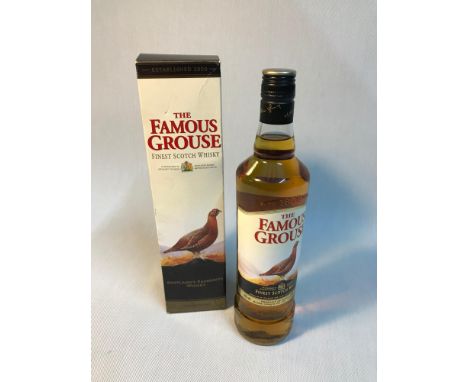 A Bottle of The Famous Grouse Finest Scotch Whisky. Full, sealed and boxed. 