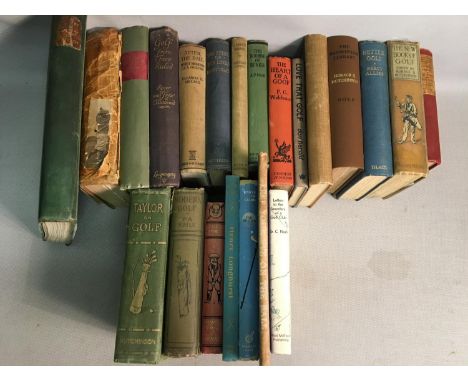 A Collection of rare Golfing books to include many First Editions, Titles: A History of Golf 1952 (This is appears to be an O