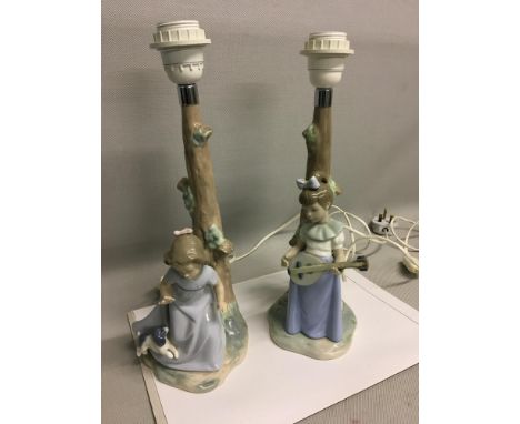 A Pair of NAO lamps in perfect condition and working 