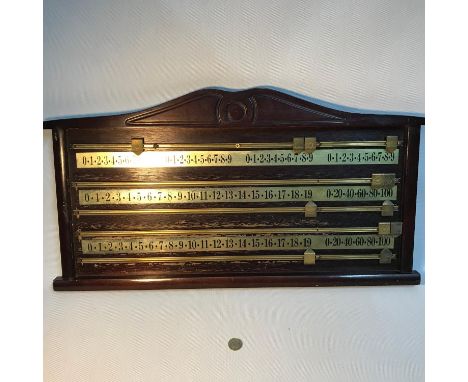 A Vintage snooker/ Billiard scoreboard 