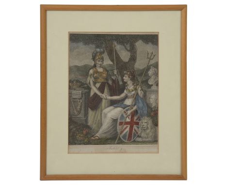 After J. Smith (active 19th century), engraved by John Chapman (active 1792-1823)'Ireland', hand coloured stipple engraving, 