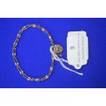 9ct Gold Bracelet with Locket 2.4g