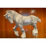 Beswick Dapple Grey Shire Horse