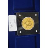 Cuban 100 Francs Gold 99 Proof Coin 1/200oz 2022 F