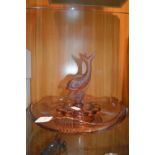 1930's Flower Bowl Fish Design