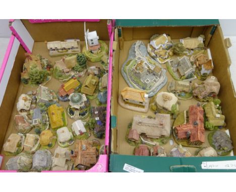 Forty-four Lilliput Lane Cottages including 'Shades of Summer', 'Summer Days', 'Anne Hathaway', 'Chiltern Mill' etc, in two b