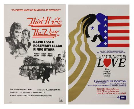 A pair of EMI Films original one-sheet movie posters, comprising;Percy's Progress 1974, produced by Betty E. Box, directed by