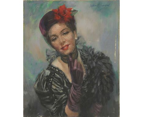 ▴ John Frederick Lloyd Strevens (1902-1990)'Badinage (Chatting)', c.1950ssigned 'John Strevens' u.r., also signed and inscrib