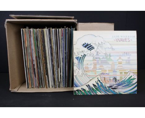 Vinyl - Over 60 rock &amp; pop LPs including Jade Warrior, Led Zeppelin, The Cure, Wings, Pet Shop Boys, Bob Dylan, Eric Clap