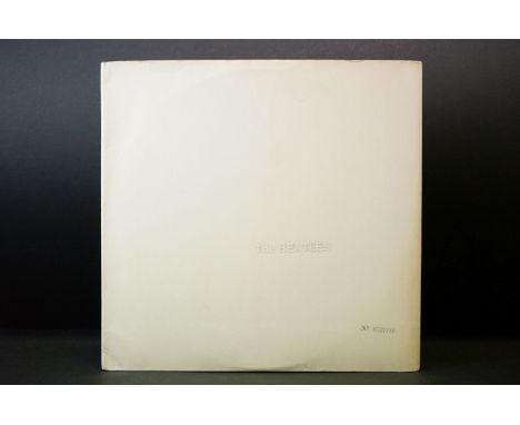 Vinyl - The Beatles White Album PCS 7067/8 stereo.  No.0527310.  Top loader with 4 photos and poster, replacement black inner