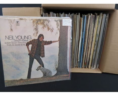 Vinyl - Over 60 rock &amp; pop LPs including  REM (Fall On Me promo), Tom Waits (Night On Earth), Bob Dylan, Roxy Music, Alvi