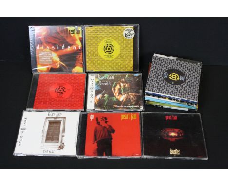 CDs - 14 Pearl Jam singles &amp; EPs including limited edition releases 
