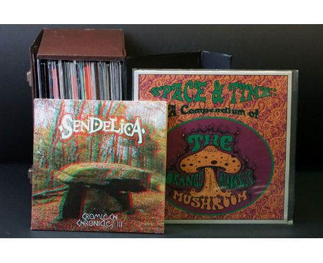 Vinyl - 35 mainly Limited Edition albums by Modern Psych groups to include The Orange Alabaster Mushroom  (Limited Green Viny
