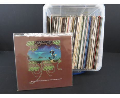 Vinyl - Around 75 mainly Rock LPs to include REM, Led Zeppelin, Yes, Pink Floyd, Love, The Doors, Television, Bob Dylan etc, 