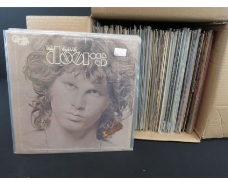 Vinyl - Over 60 rock &amp; pop LPs including The Doors (Quadradisc), The Marvels (Trojan), Ozzy Osbourne, Deep Purple, Steve 