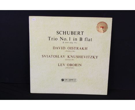 Vinyl - Classical - David Oistrack / Knushevitzky / Oborin - Schubert Trio In B. Flat (Original UK ED 1 Stereo, silver green 