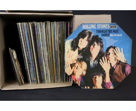 Vinyl - Over 65 rock &amp; pop LPs to include Rolling Stones, Pink Floyd, The Who, The Kinks, Rick Wakeman, Dire Straits, Bob