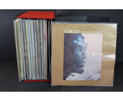 Vinyl - 48 rare mainly UK 1970s 1980s Reggae / Roots albums, including many rarities, to include; Cornell Campbell - Gorgon (