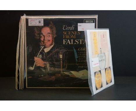 Vinyl - Classical - 6 Factory Sample records to include Deutsche Grammophon (16093) Ex, SXL 6079 wide band ED1 Vg+/Ex+, LXT 6