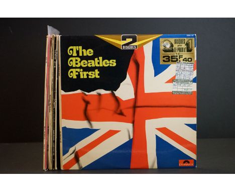 Vinyl - 9 foreign press Beatles LPs to include The Beatles First, The Beatles In Italy, Let It Be, Sgt Pepper, Revolver x 3, 