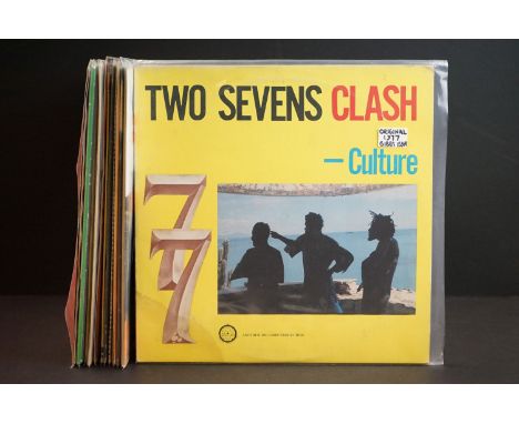 Vinyl -  13 Jamaican Pressing Reggae / Roots albums, including many rarities, to include: Culture - Two Seven Clash (Joe Gibb