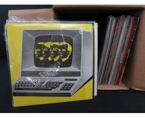 Vinyl - 40 Synth / New Wave LPs including Kraftwerk x 2, Yello (inc one signed by Dieter Meier), Depeche Mode x 5, Cabaret Vo