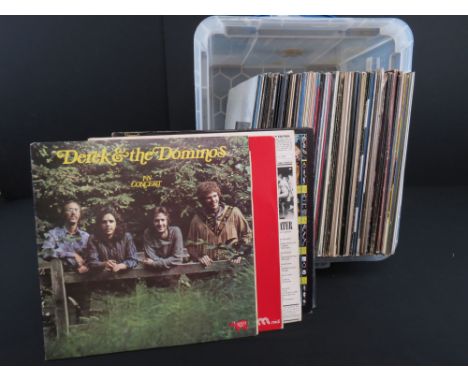 Vinyl - Approx 70 mainly rock LPs including John Lennon, The Byrds, Tangerine Dream, Bob Dylan, David Bowie, The Doors, Blond