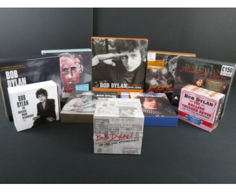 CD s - 10 Bob Dylan CD Box Sets to include sealed The 1966 Live Recordings, sealed The Rolling Thunder Revue etc, ex 
