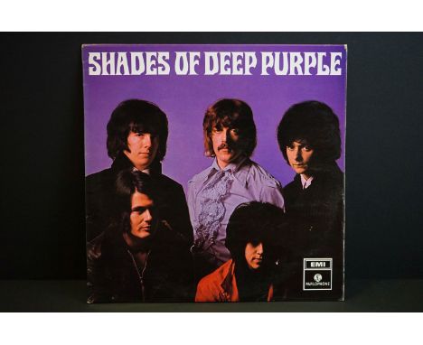 Vinyl - Deep Purple - Shades Of Deep Purple (Original UK 1st pressing, Yellow Parlophone labels, Mono, PMC 7055) VG++ / VG++ 