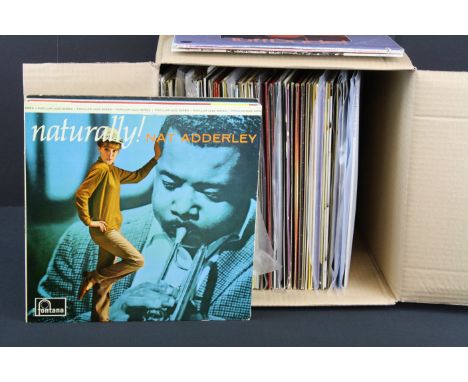 Vinyl - Approx 70 Jazz LPs to include Buddy Rich, Nat Adderley, Cat Anderson, Gene Ammons, Mose Allison, Red Allens, Modern J