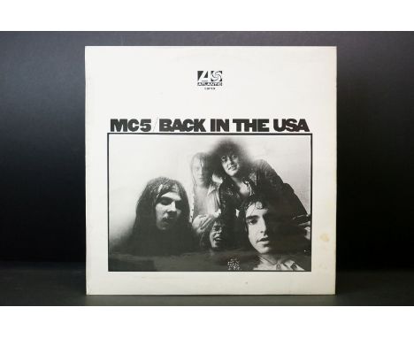 Vinyl - MC5 - Back In The U.S.A. (1970, original UK 1st pressing, Plum labels, Atlantic Records, 2400016) fully laminated sle