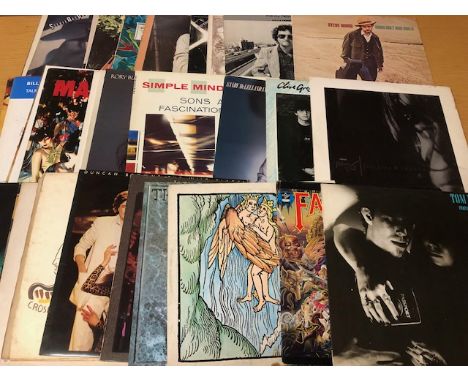 Vintage Vinyl Records, LP's by various artists to include The Mortal Coil, Moody Blues, Boz Scags, Jackson Brown, Thew Danse 