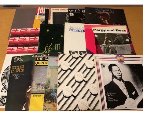 Vintage Vinyl Records, LP's   Jazz related various artists to include, Donny Hathaway, Miles Davis, John Coltrane, Johnny Ada