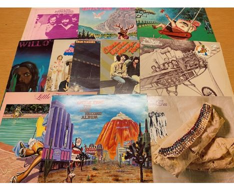 Vintage Vinyl Records, Lps, by Little Feet, inc Aurora  Back seat live in Los Angeles 1973, The Flying Burrito Brothers and W