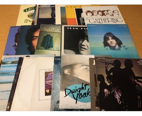 Vintage Vinyl Records, LP's by various artists to include , Graham Parsons, Chris Rea, Geils, Bothy Bands, Jackson Brown, Dwi