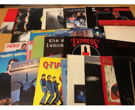 Vintage Vinyl Records, Lps and 12 inch singles, from 1980s 90s, to include Golden Earring Roxy Music, The Adventures, Ice Hou